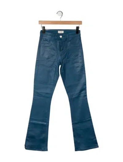 Pre-owned L'agence Flared Pants In Blue