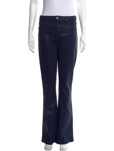 Pre-owned L'agence Flared Pants In Blue