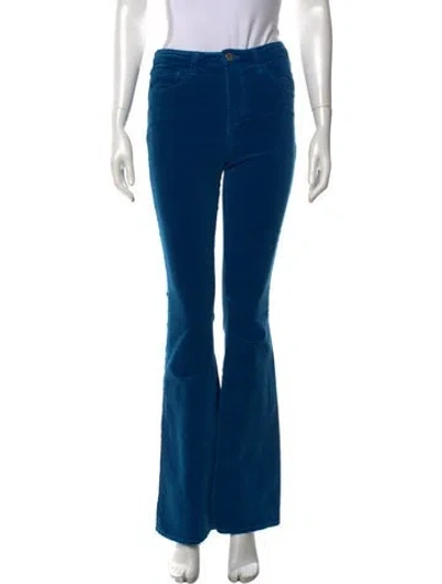 Pre-owned L'agence Flared Pants In Blue
