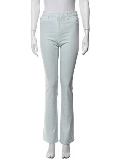 Pre-owned L'agence Flared Pants In Blue