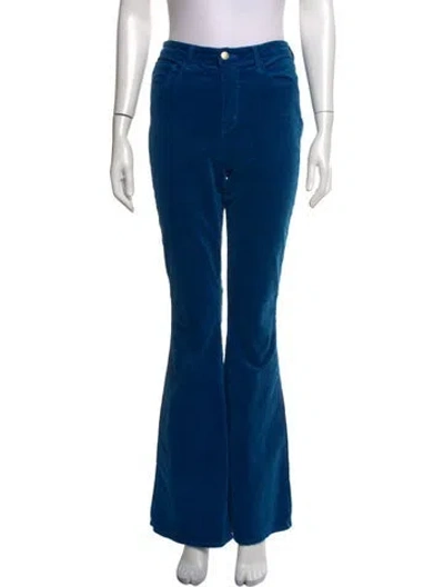 Pre-owned L'agence Flared Pants In Blue