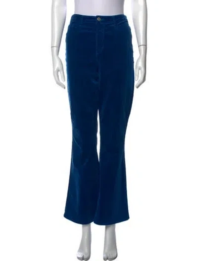 Pre-owned L'agence Flared Pants In Blue