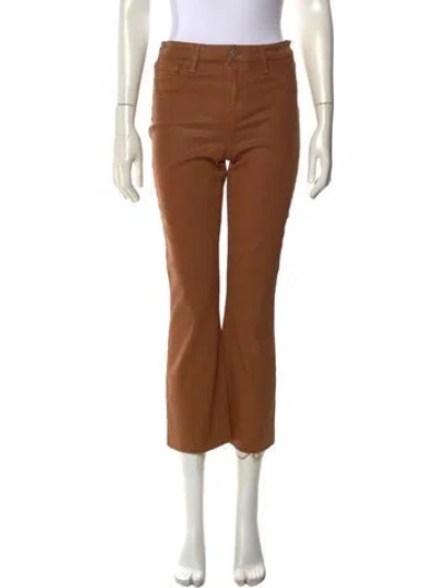 Pre-owned L'agence Flared Pants In Brown