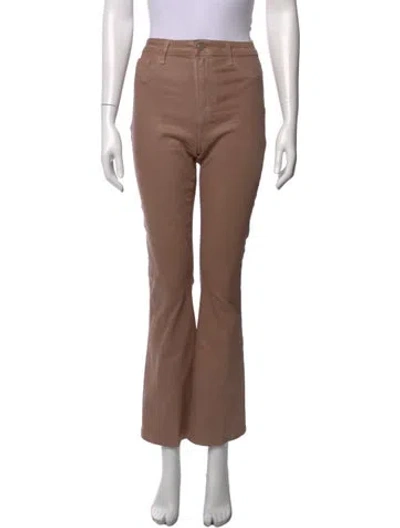 Pre-owned L'agence Flared Pants In Brown