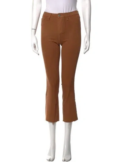 Pre-owned L'agence Flared Pants In Brown