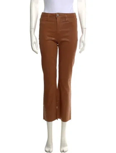 Pre-owned L'agence Flared Pants In Brown