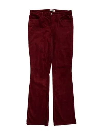 Pre-owned L'agence Flared Pants In Brown