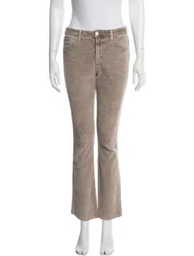 Pre-owned L'agence Flared Pants In Gray