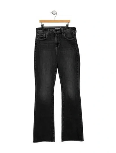 Pre-owned L'agence Flared Pants In Grey