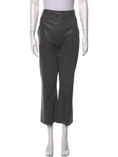 Pre-owned L'agence Flared Pants In Grey