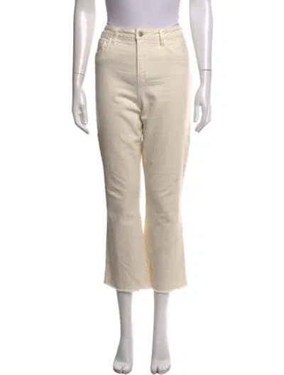 Pre-owned L'agence Flared Pants In Neutrals