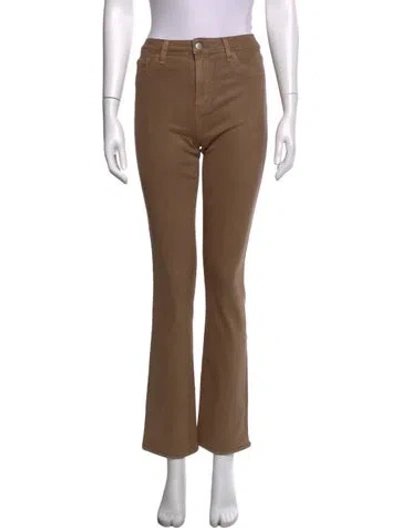 Pre-owned L'agence Flared Pants In Neutrals