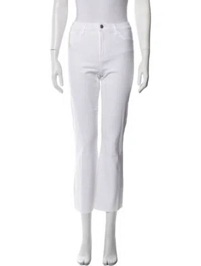 Pre-owned L'agence Flared Pants In Neutrals