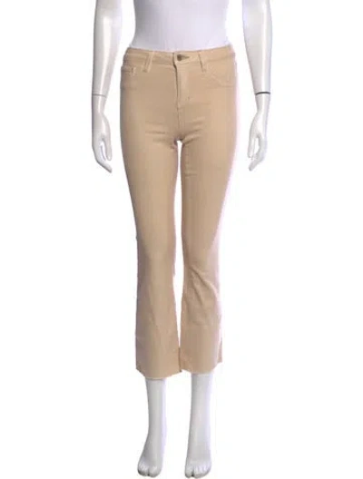 Pre-owned L'agence Flared Pants In Neutrals