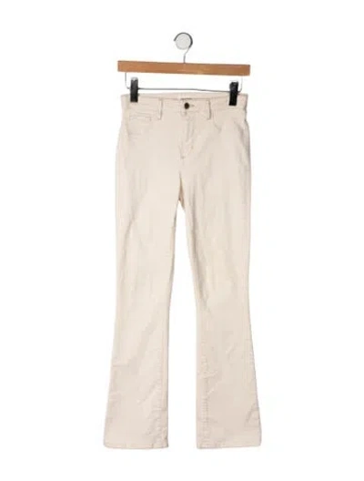 Pre-owned L'agence Flared Pants In Neutrals