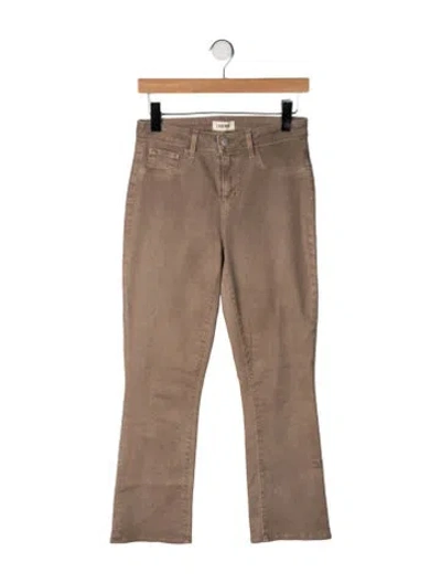 Pre-owned L'agence Flared Pants In Neutrals