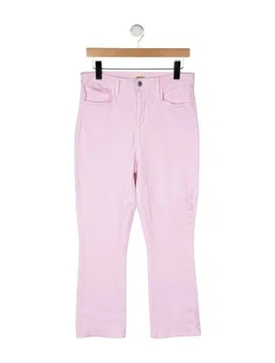 Pre-owned L'agence Flared Pants In Pink