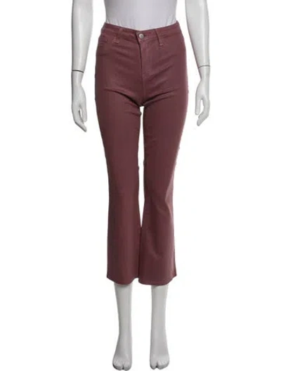 Pre-owned L'agence Flared Pants In Pink