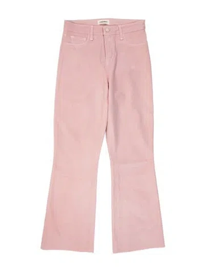 Pre-owned L'agence Flared Pants In Pink