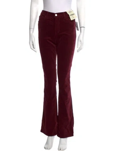 Pre-owned L'agence Flared Pants W/ Tags In Red