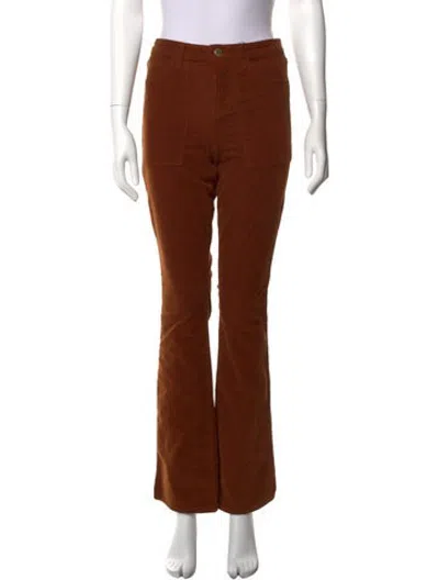 Pre-owned L'agence Flared Pants W/ Tags In Brown