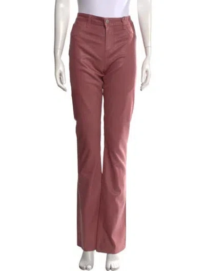 Pre-owned L'agence Flared Pants W/ Tags In Burgundy