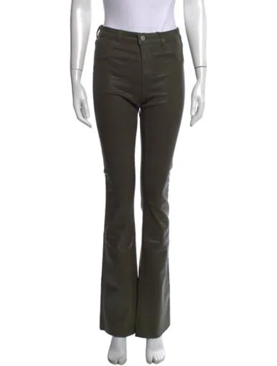 Pre-owned L'agence Flared Pants W/ Tags In Green