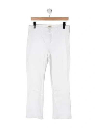 Pre-owned L'agence Flared Pants In White