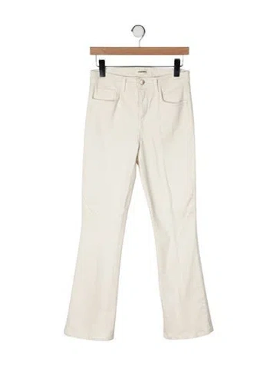 Pre-owned L'agence Flared Pants In Yellow