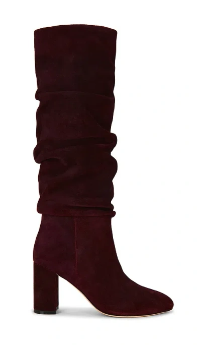 L'agence Fletcher Boot In Deep Port Suede