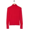 L'agence Flora Turtleneck Sweater In Red