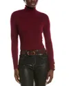 L'agence Flora Turtleneck Sweater In Red