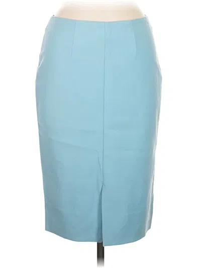 Pre-owned L'agence Formal Skirt In Blue