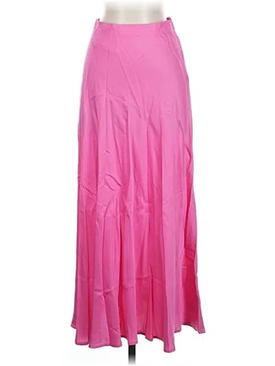 Pre-owned L'agence Formal Skirt In Pink