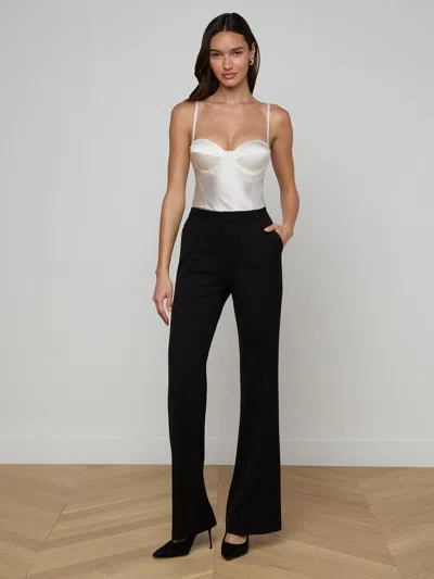 L'agence Frances Bootcut Trouser In Black
