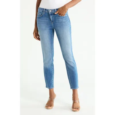 L'agence Frankie Low Rise Skinny Jeans In Blue