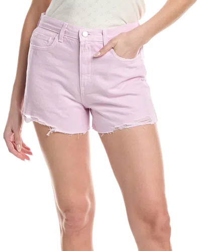 L'agence Frayed Short In Purple