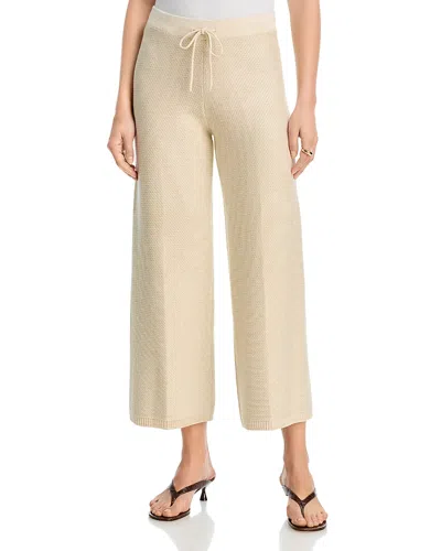 L'agence Freyja Loop Knit Pants In White