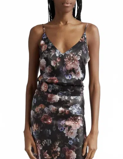 L'agence Gabriella Cami In Black Floral