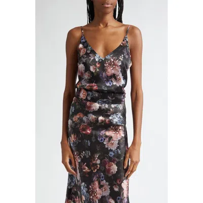 L'AGENCE L'AGENCE GABRIELLA PRINT SILK CAMISOLE