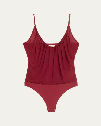 L'AGENCE GELINA RUCHED BODYSUIT