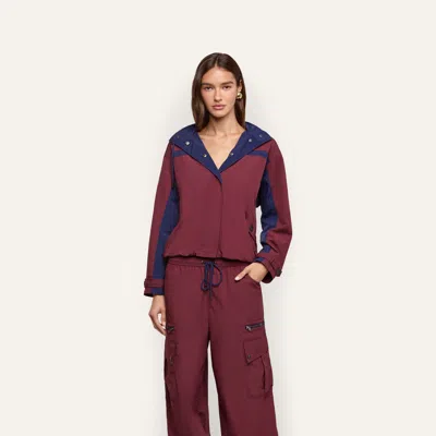 L'agence Geovana Windbreaker In Port/midnight