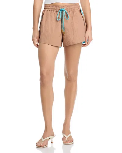 L'agence Grayson Dolphin Shorts In Brown