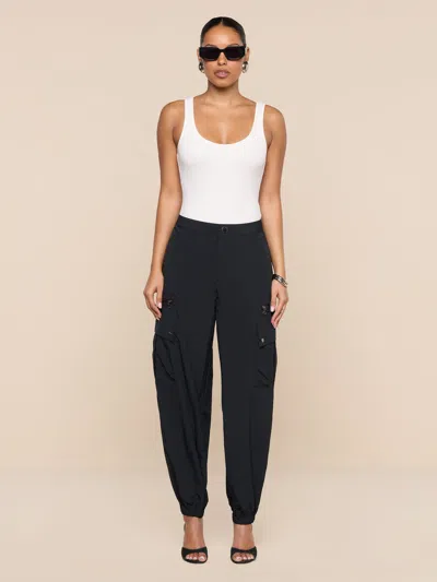 L'agence Greer Nylon Jogger In Black