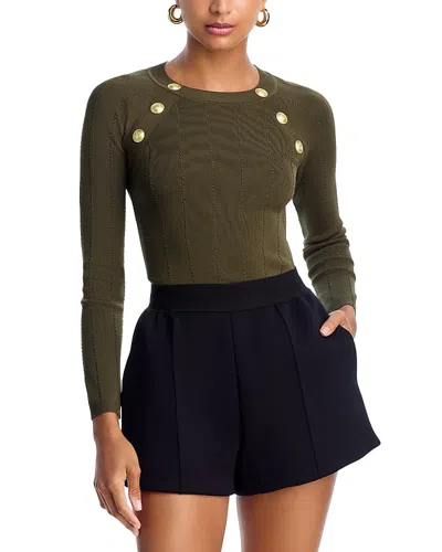 L'agence Gretchen Sweater In Green
