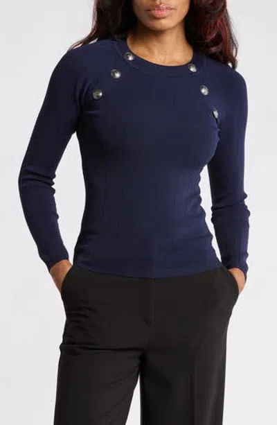 L'agence Gretchen Sweater In Blue