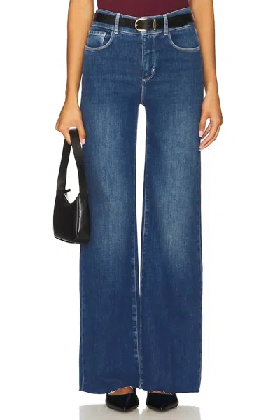 L'agence Gwenna High Rise Flare Leg Jeans In Gage In Blue