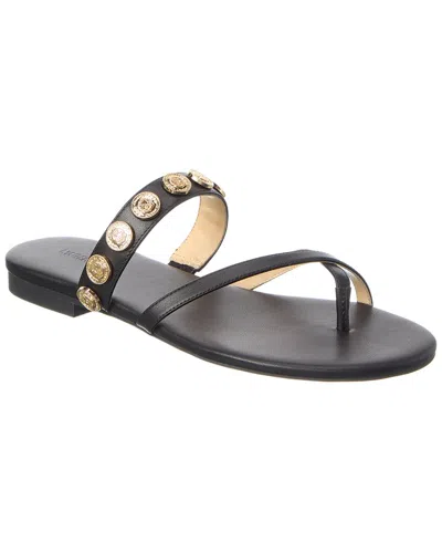 L'agence Hanna Leather Sandal In Black