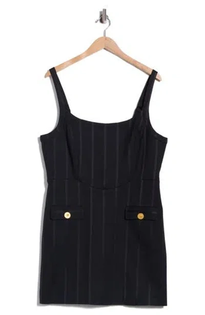 L'agence Helen Corset Minidress In Black