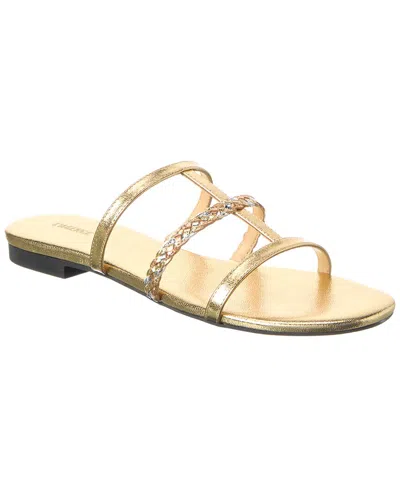 L'agence Hennie Caged Leather Sandal In Multi
